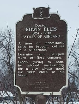 Doctor Edwin Ellis Marker image. Click for full size.