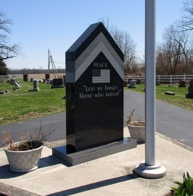 Mt. Blanchard Veterans Memorial Marker. Click for full size. Mt. Blanchard Veterans Memorial Marker image. Click for full size.