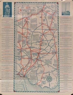 Ohio Revolutionary Memorial Trail Map image. Click for full size.