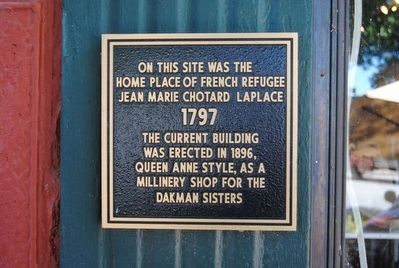 Jean Marie Chotard LaPlace Home Site Marker image. Click for full size.