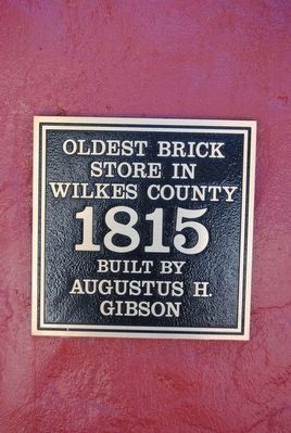 Oldest Brick Store Marker. Click for full size. Oldest Brick Store Marker image. Click for full size.