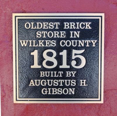 Oldest Brick Store Marker image. Click for full size.