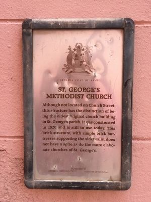 St. George's Methodist Church Marker image. Click for full size.