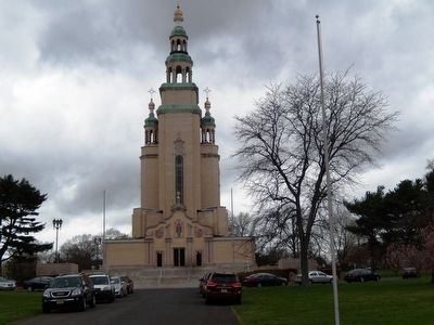 St. Andrew's Ukrainian Orthodox Memorial Church-front view image. Click for full size.