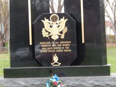 Ukrainian American Veterans Memorial Marker image. Click for full size.