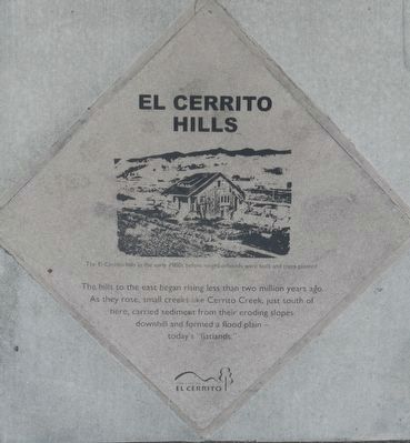 El Cerrito Hills Marker image. Click for full size.