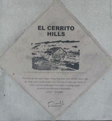 El Cerrito Hills Marker. Click for full size. El Cerrito Hills Marker image. Click for full size.