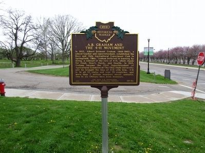 A. B. Graham and the 4-H Movement Marker image. Click for full size.