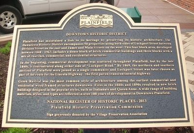 Downtown Historic District Marker image. Click for full size.