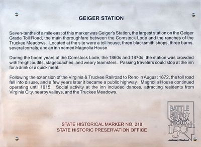 Geiger Station Marker image. Click for full size.