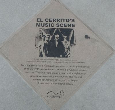 El Cerrito's Music Scene Marker image. Click for full size.
