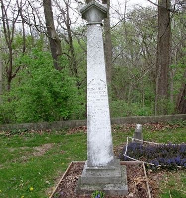 Benjamin Russell Hanby tombstone image. Click for full size.