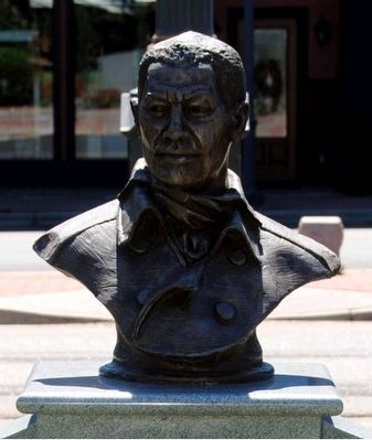 Black Patriots Monument<br>Bust of Austin Dabney image. Click for full size.