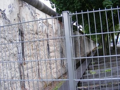 Remains of the Berlin Wall. Click for full size. Remains of the Berlin Wall image. Click for full size.