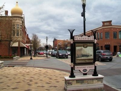 The Development of Downtown Plainfield Marker image. Click for full size.