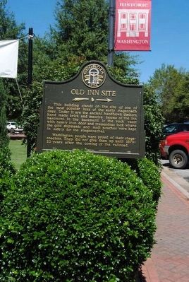 Old Inn Site Marker. Click for full size. Old Inn Site Marker image. Click for full size.