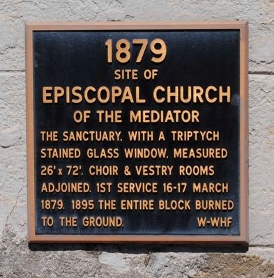Site of the Episcopal Church of the Mediator Marker image. Click for full size.