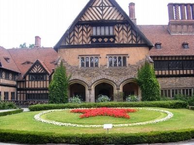 Cecilienhof Palace-inside the courtyard image. Click for full size.