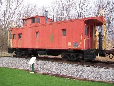 Caboose and Marker. Click for full size. Caboose and Marker image. Click for full size.