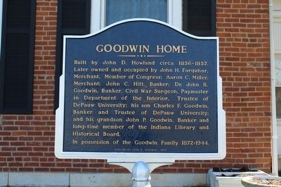 Goodwin Home Marker image. Click for full size.