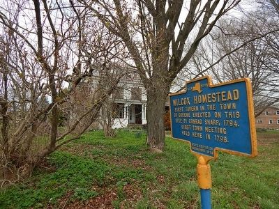 Wilcox Homestead Marker. Click for full size. Wilcox Homestead Marker image. Click for full size.