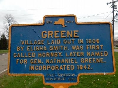 Greene Marker image. Click for full size.
