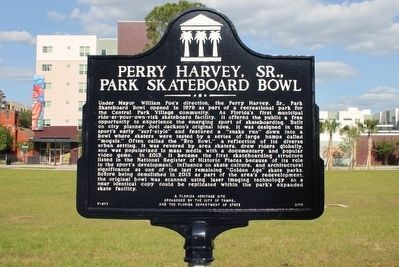 Perry Harvey, Sr., Park Skateboard Bowl Marker image. Click for full size.