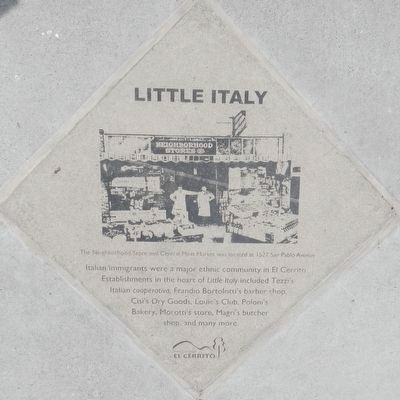Little Italy Marker image. Click for full size.