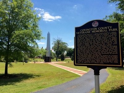 Covington County Veterans Memorial Park. Click for full size. Covington County Veterans Memorial Park image. Click for full size.