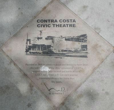 Contra Costa Civic Theatre Marker image. Click for full size.