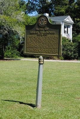 Home of Sarah Hillhouse Marker image. Click for full size.