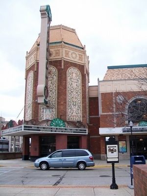 Paramount Theatre and Marker. Click for full size. Paramount Theatre and Marker image. Click for full size.