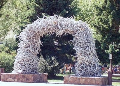 Antler Arch of Jackson WY image. Click for full size.