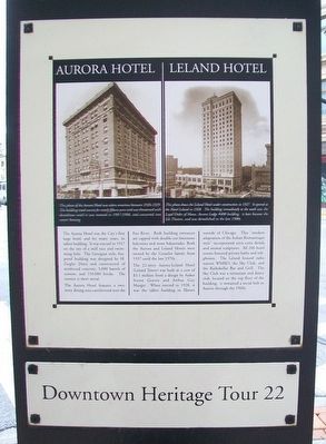 Aurora Hotel • Leland Hotel Marker image. Click for full size.