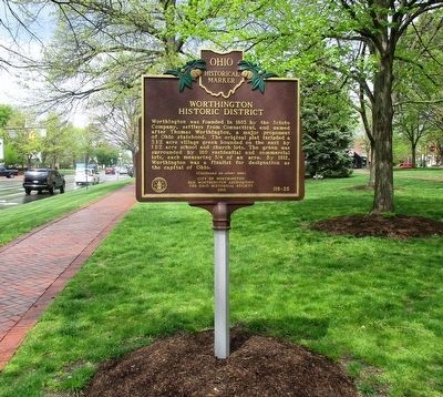 Worthington Historic District Marker image. Click for full size.