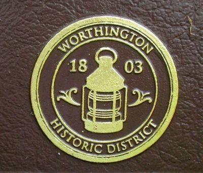 Worthington Historic District Marker image. Click for full size.