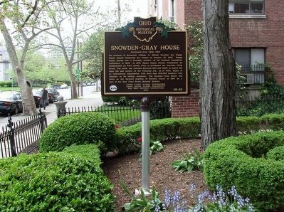 Snowden- Gray House Marker. Click for full size. Snowden- Gray House Marker image. Click for full size.