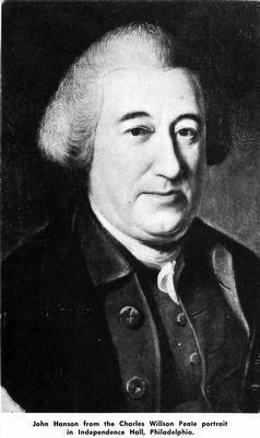 John Hanson. Click for full size. John Hanson image. Click for full size.