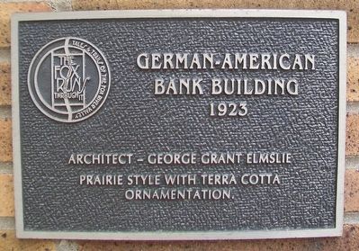 German-American Bank Building Marker image. Click for full size.