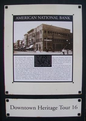 American National Bank Marker image. Click for full size.