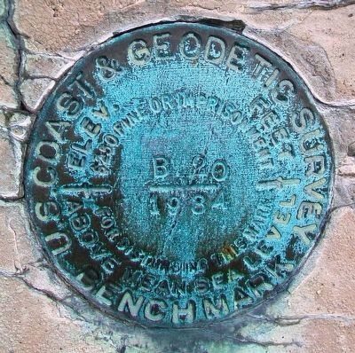Wilder Park Geodetic Survey Marker. Click for full size. Wilder Park Geodetic Survey Marker image. Click for full size.