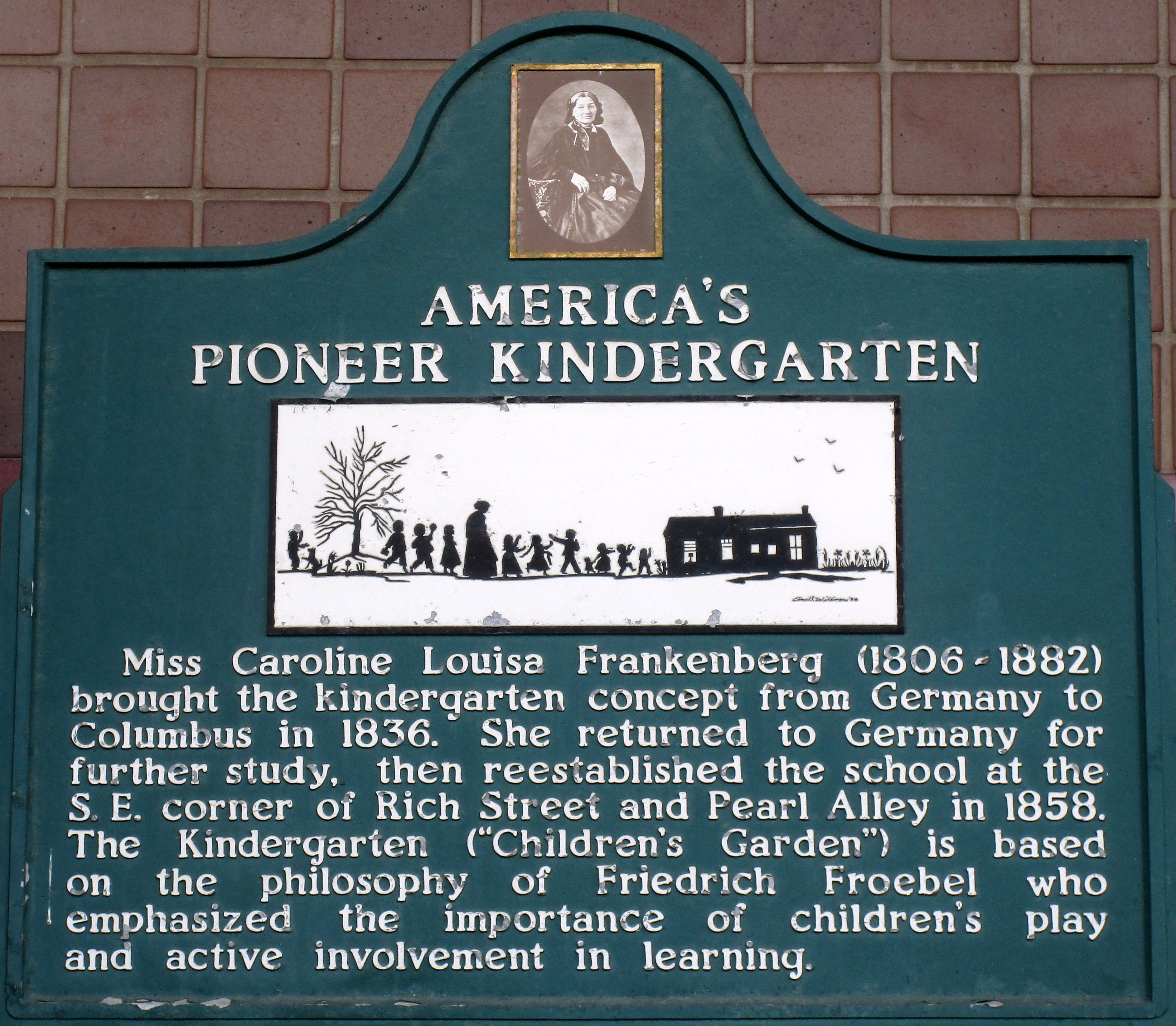 America’s Pioneer Kindergarten Marker