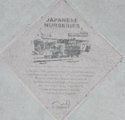 Japanese Nurseries Marker. Click for full size. Japanese Nurseries Marker image. Click for full size.