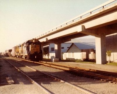 The final run of the Santa Fe Railway in El Cerrito image. Click for full size.
