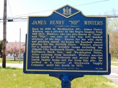 James Henry "Nip" Winters Marker image. Click for full size.