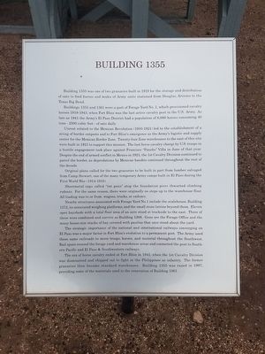 Building 1355 Marker image. Click for full size.