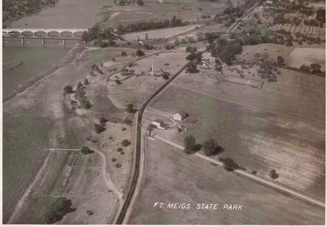Aerial view of Fort Meigs State Memorial image. Click for more information.