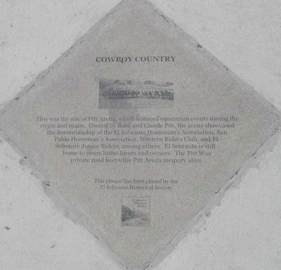 Cowboy Country Marker image. Click for full size.