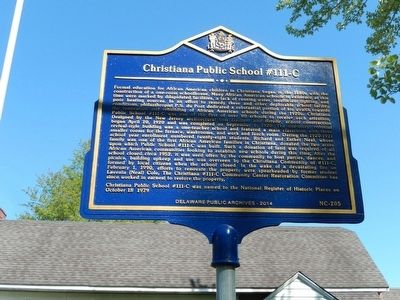 Christiana Public School #111-C Marker image. Click for full size.