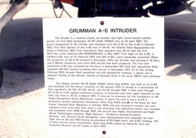 Grumman A-6 Intruder Marker image. Click for full size.